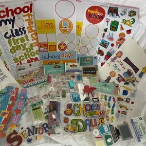 School Scrapbook Stickers